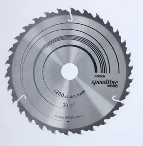 Bosch Professional Speedline Wood Circular Saw Blade - 230 x 30 x 2.4mm, 30 Teeth