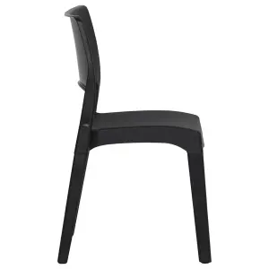 Berkfield Garden Chairs 2 pcs Polypropylene Anthracite