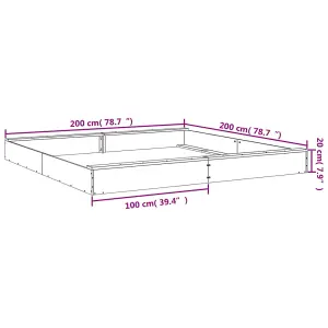 Berkfield Sandbox with Seats White Square Solid Wood Pine