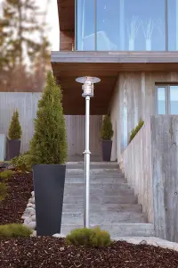 Elstead Stockholm Outdoor Single Lamp Post Galvanised, E27