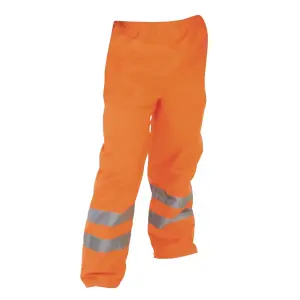 Yoko Mens Hi-Vis Waterproof Contractors Trousers / Pants