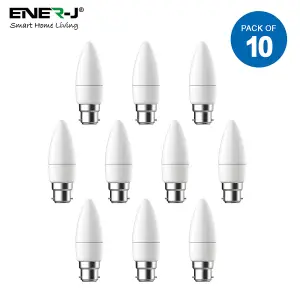 10pcs LED Bulb 4W LED Candle Lamp B22 6000K