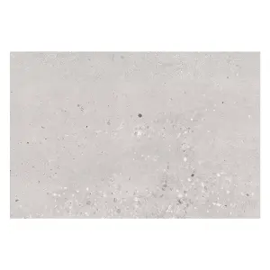 Mythos Matt White Concrete Effect Porcelain Outdoor Tile - Pack of 1, 0.54m² - (L)900x(W)600