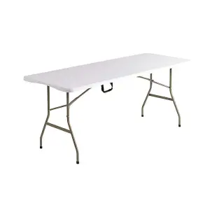 Home Source 5FT Folding Trestle Table White