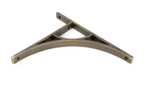 From The Anvil Burnished Brass Tyne Shelf Bracket (260mm x 200mm)