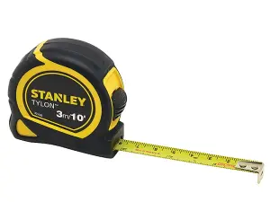 STANLEY 1-30-686 Tylon Pocket Tape 3m/10ft (Width 13mm) Loose STA130686N