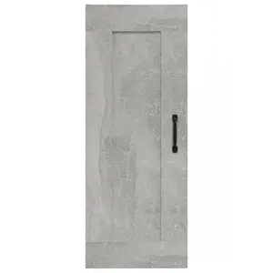 Berkfield Hanging Cabinet Concrete Grey 35x34x90 cm Engineered Wood