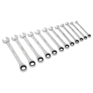 Siegen Ratchet Combination Spanner Set 12pc