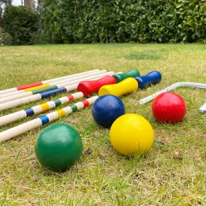 Wooden Croquet Game for 4 Players