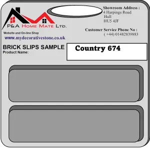 Brick Slip Samples - Country 674