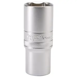 Draper 1/2" Square Drive 6 Point Metric Deep Socket 24mm 16655