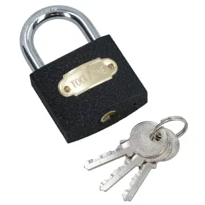 50mm Cast Iron Padlock With Hardened Shackle Padlocks Shed Gate Lock