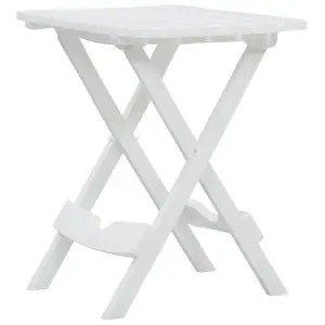 Berkfield Folding Garden Table 45.5x38.5x50 cm White