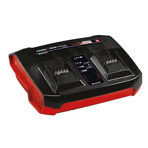 Einhell 18v Power X-Change Starter Kit 4x 3.0Ah Battery + Dual Port Twin Charger