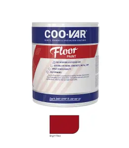 CooVar Floor Paint - Tile Red - 5 Litre