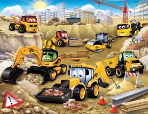 Walltastic My First JCB Multicolour Smooth Wallpaper Mural 8ft high x 10ft wide