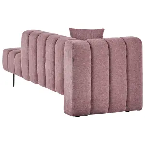 Left Hand Chaise Lounge Pink LANNILS