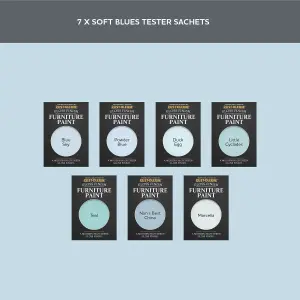 Rust-Oleum Light Blue Gloss Furniture Paint Tester Samples - 10ml