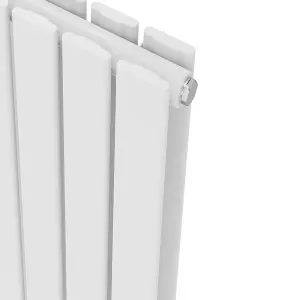 Right Radiators 600x748 mm Horizontal Double Flat Panel Designer Radiator White