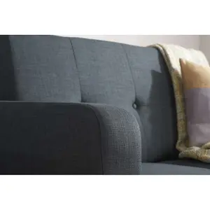 Birlea Farrow Medium Sofa Bed In Grey Fabric