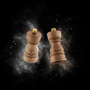 Cole & Mason London Beech Wood Salt & Pepper Mill Set 130mm