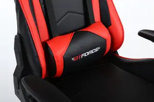 GTForce Pro FX Reclining Sports Racing Gaming Office Desk Pc Car Faux Leather Chair (Red)