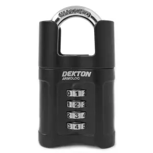 Dekton 3 Digit Zinc Alloy Combination Security Padlock Safe Outdoor Lock