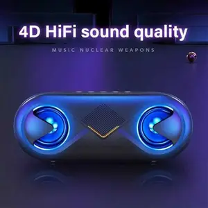 Wireless Bluetooth Portable Speaker Stereo Bass Loud Usb Aux Fm