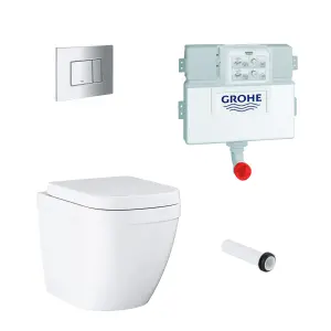 Grohe Even Alpine White Concealed Dual Cistern (H)455mm (W)41.5cm (D)14cm