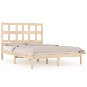 Berkfield Bed Frame Solid Wood Pine 120x200 cm