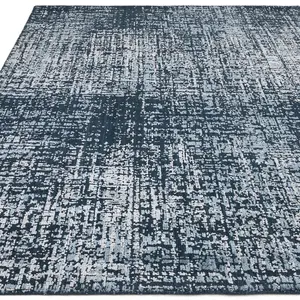 Blue Abstract Modern Rug For Living Room and Bedroom-160cm X 230cm