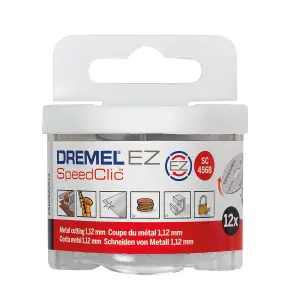 Dremel EZ SpeedClic Metal Cutting disc 38mm x 1.25mm, Pack of 12