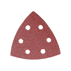 TIMCO Delta Sanding Pads 60 Grit Red - 95 x 95mm