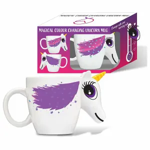 Haven Magical Colour Changing Unicorn Mug Heat Sensitive Magic Coffee Tea Cup