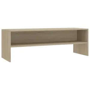 vidaXL TV Cabinet Sonoma Oak 120x40x40 cm Engineered Wood