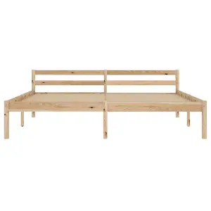 Berkfield Bed Frame Solid Pine Wood 160x200 cm