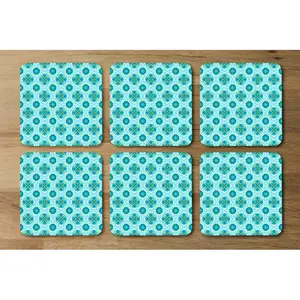 Square 6 Piece Coaster Set (Set of 6)