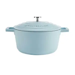 MasterClass Cast Aluminium 4L Casserole Dish Sky Blue