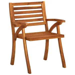 Berkfield Garden Chairs 8 pcs Solid Acacia Wood