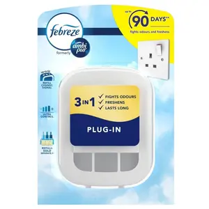 Ambi Pur Plug In 3 Volution Febreze Air Freshener Dispenser Plug For Oil Refills