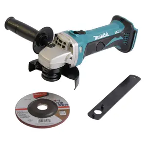 Makita DGA452Z 18v 4.5" 115mm Angle Grinder Lithium Bare Tool + Diamond Blade