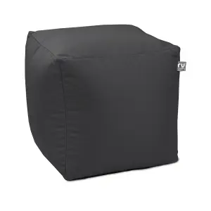 rucomfy Outdoor Water Resistant Cube Beanbag - Grey