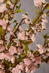 Fiori 94cm Spray Pink Cherry Blossom Artificial Plant Foliage