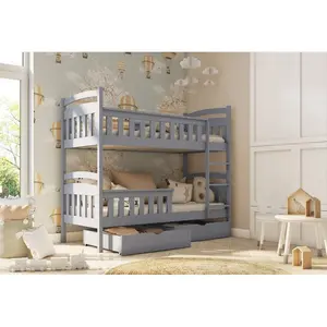 Forgey Single (3') Standard Bunk Bed Graphite