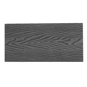 Dark Grey WPC Composite Decking Waterproof Floor Tile Sample