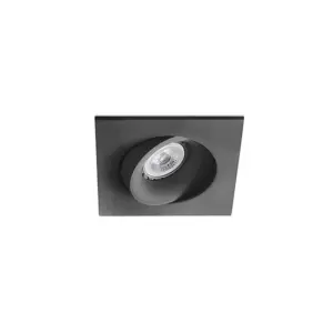 Luminosa Arg Tiltable Black recessed Downlight GU10