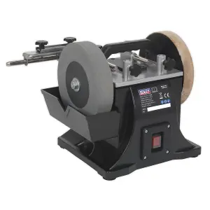 Sealey 200mm Sharpener With Honing Wheel - 180W Induction Motor SMS2101