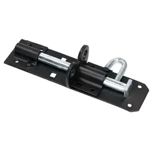 150mm Brenton Bolt Latch Sliding Lock Gate Shed Door Padbolt & Fixings