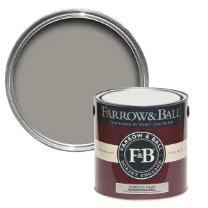 Farrow & Ball Modern Worsted No.284 Eggshell Paint, 2.5L