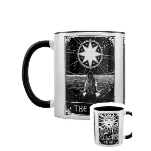 Deadly Tarot The Star Strength & The Sun Inner Two Tone Mug White/Black (One Size)